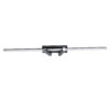 GLOBOSTAR® BARETTI 61226 Φωτιστικό Οροφής Linear Design LED CCT με Κινούμενα Σποτ LED Downlight 24W 2688lm 160° & 45° AC 220-240V IP20  – Εναλλαγή Φωτισμού μέσω Διακόπτη On/Off All In One Ψυχρό 6000k+Φυσικό 4500k+Θερμό 2700k Dimmable – Μ80 x Π5.5 x Υ5 cm – Μαύρο – 3 Χρόνια Εγγύηση