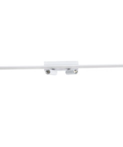 GLOBOSTAR® BARETTI 61227 Φωτιστικό Οροφής Linear Design LED CCT με Κινούμενα Σποτ LED Downlight 24W 2688lm 160° & 45° AC 220-240V IP20 – Εναλλαγή Φωτισμού μέσω Διακόπτη On/Off All In One Ψυχρό 6000k+Φυσικό 4500k+Θερμό 2700k Dimmable – Μ80 x Π5.5 x Υ5 cm – Λευκό – 3 Χρόνια Εγγύηση