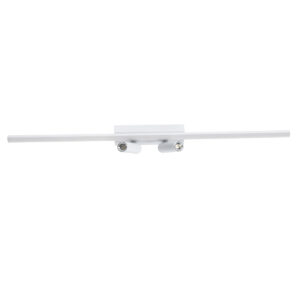 GLOBOSTAR® BARETTI 61227 Φωτιστικό Οροφής Linear Design LED CCT με Κινούμενα Σποτ LED Downlight 24W 2688lm 160° & 45° AC 220-240V IP20  – Εναλλαγή Φωτισμού μέσω Διακόπτη On/Off All In One Ψυχρό 6000k+Φυσικό 4500k+Θερμό 2700k Dimmable – Μ80 x Π5.5 x Υ5 cm – Λευκό – 3 Χρόνια Εγγύηση