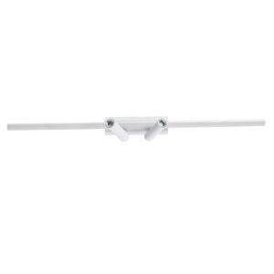 GLOBOSTAR® BARETTI 61227 Φωτιστικό Οροφής Linear Design LED CCT με Κινούμενα Σποτ LED Downlight 24W 2688lm 160° & 45° AC 220-240V IP20  – Εναλλαγή Φωτισμού μέσω Διακόπτη On/Off All In One Ψυχρό 6000k+Φυσικό 4500k+Θερμό 2700k Dimmable – Μ80 x Π5.5 x Υ5 cm – Λευκό – 3 Χρόνια Εγγύηση
