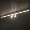 GLOBOSTAR® BARETTI 61227 Φωτιστικό Οροφής Linear Design LED CCT με Κινούμενα Σποτ LED Downlight 24W 2688lm 160° & 45° AC 220-240V IP20  – Εναλλαγή Φωτισμού μέσω Διακόπτη On/Off All In One Ψυχρό 6000k+Φυσικό 4500k+Θερμό 2700k Dimmable – Μ80 x Π5.5 x Υ5 cm – Λευκό – 3 Χρόνια Εγγύηση