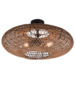 Φωτιστικό Οροφής Trio Lighting 2χE27 Μαύρο Ματ Μεταλλικό – 612300236