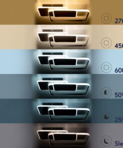 GloboStar® SQUARO 61231 Φωτιστικό Οροφής Δαχτυλίδι-Κύκλος LED CCT 75W 8400lm 360° AC 220-240V – Εναλλαγή Φωτισμού μέσω Τηλεχειριστηρίου All In One Ψυχρό 6000k+Φυσικό 4500k+Θερμό 2700k Dimmable Μ48.5 x Π51 x Υ9cm – Μαύρο – 3 Years Warranty