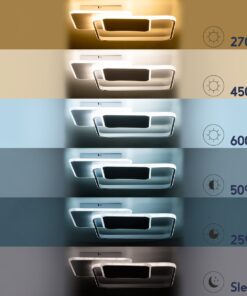 GloboStar® SQUARO 61232 Φωτιστικό Οροφής Δαχτυλίδι-Κύκλος LED CCT 75W 8400lm 360° AC 220-240V – Εναλλαγή Φωτισμού μέσω Τηλεχειριστηρίου All In One Ψυχρό 6000k+Φυσικό 4500k+Θερμό 2700k Dimmable Μ48.5 x Π51 x Υ9cm – Λευκό – 3 Years Warranty