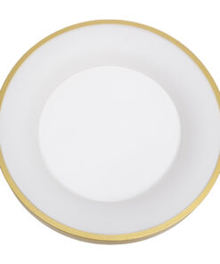 GloboStar® SALEM 61235 Πλαφονιέρα Οροφής Δαχτυλίδι-Κύκλος LED CCT 75W 8625lm 120° AC 220-240V – Εναλλαγή Φωτισμού μέσω Τηλεχειριστηρίου All In One Ψυχρό 6000k+Φυσικό 4500k+Θερμό 2700k Dimmable Φ45cm – Χρυσό Σαμπανιζέ – 3 Years Warranty