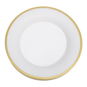 GloboStar® SALEM 61235 Πλαφονιέρα Οροφής Δαχτυλίδι-Κύκλος LED CCT 75W 8625lm 120° AC 220-240V – Εναλλαγή Φωτισμού μέσω Τηλεχειριστηρίου All In One Ψυχρό 6000k+Φυσικό 4500k+Θερμό 2700k Dimmable Φ45cm – Χρυσό Σαμπανιζέ – 3 Years Warranty