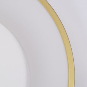 GloboStar® SALEM 61235 Πλαφονιέρα Οροφής Δαχτυλίδι-Κύκλος LED CCT 75W 8625lm 120° AC 220-240V – Εναλλαγή Φωτισμού μέσω Τηλεχειριστηρίου All In One Ψυχρό 6000k+Φυσικό 4500k+Θερμό 2700k Dimmable Φ45cm – Χρυσό Σαμπανιζέ – 3 Years Warranty