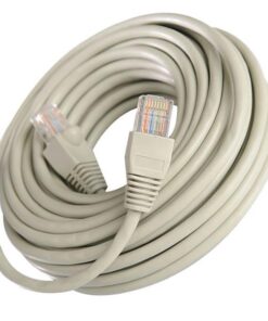 PATCH CORD UTP CAT-5e 26AWG ΓΚΡΙ 10m EUROLAMP 147-10154