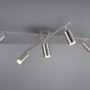 Φωτιστικό Οροφής Trio Lighting   5xGU10 Νίκελ Ματ Μεταλλικό    612400507