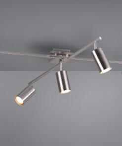Φωτιστικό Οροφής Trio Lighting 5xGU10 Νίκελ Ματ Μεταλλικό 612400507