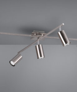 Φωτιστικό Οροφής Trio Lighting 5xGU10 Νίκελ Ματ Μεταλλικό 612400507