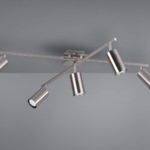 Φωτιστικό Οροφής Trio Lighting   5xGU10 Νίκελ Ματ Μεταλλικό    612400507