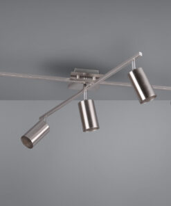 Φωτιστικό Οροφής Trio Lighting 5xGU10 Νίκελ Ματ Μεταλλικό 612400507