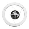 GloboStar® SALEM 61245 Κρεμαστή Πλαφονιέρα Οροφής Δαχτυλίδι-Κύκλος LED CCT 105W 12075lm 120° AC 220-240V – Εναλλαγή Φωτισμού μέσω Τηλεχειριστηρίου All In One Ψυχρό 6000k+Φυσικό 4500k+Θερμό 2700k Dimmable Φ60cm – Μαύρο – 3 Years Warranty