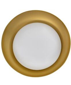 GloboStar® ANATOLIA 61263 Πλαφονιέρα Οροφής LED CCT 60W 6900lm 120° AC 220-240V – Εναλλαγή Φωτισμού μέσω Τηλεχειριστηρίου All In One Ψυχρό 6000k+Φυσικό 4500k+Θερμό 2700k Dimmable Φ43cm – Χρυσό – 3 Years Warranty