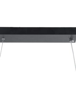 GloboStar® DOLORES 61279 Κρεμαστό Φωτιστικό Οροφής Design LED CCT 105W 11760lm 300° AC 220-240V – Εναλλαγή Φωτισμού μέσω Τηλεχειριστηρίου All In One Ψυχρό 6000k+Φυσικό 4500k+Θερμό 2700k Dimmable Μ110 x Π17 x Υ17.5cm – Μαύρο – 3 Years Warranty