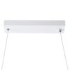 GloboStar® DOLORES 61280 Κρεμαστό Φωτιστικό Οροφής Design LED CCT 105W 11760lm 300° AC 220-240V – Εναλλαγή Φωτισμού μέσω Τηλεχειριστηρίου All In One Ψυχρό 6000k+Φυσικό 4500k+Θερμό 2700k Dimmable Μ110 x Π17 x Υ17.5cm – Λευκό – 3 Years Warranty