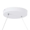 GloboStar® SPIRALE 61284 Κρεμαστό Φωτιστικό Οροφής Design LED CCT 75W 8400lm 300° AC 220-240V – Εναλλαγή Φωτισμού μέσω Τηλεχειριστηρίου All In One Ψυχρό 6000k+Φυσικό 4500k+Θερμό 2700k Dimmable Μ72 x Π25 x Υ18cm – Λευκό – 3 Years Warranty