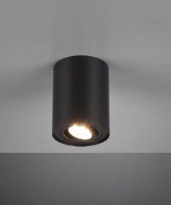 Φωτιστικό Οροφής Trio Lighting   GU10 Μαύρο Ματ Μεταλλικό    612900132