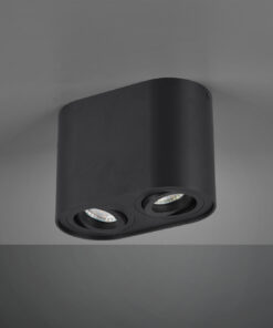 Φωτιστικό Οροφής Trio Lighting GU10 Μαύρο Ματ Μεταλλικό 612900232