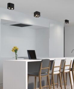 Φωτιστικό Οροφής Trio Lighting GU10 Μαύρο Ματ Μεταλλικό 612900232