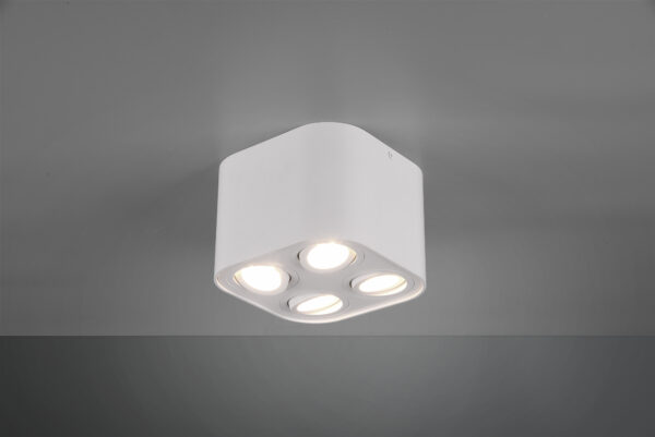 Φωτιστικό Οροφής Trio Lighting   GU10 Λευκό Ματ Μεταλλικό    612900431