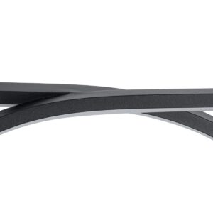 GloboStar® ROME 61294 Κρεμαστό Φωτιστικό Οροφής Linear Design LED CCT 24W 2640lm 200° AC 220-240V – Εναλλαγή Φωτισμού μέσω Διακόπτη On/Off All In One Ψυχρό 6000k+Φυσικό 4500k+Θερμό 2700k Μ65.5 x Π4 x Υ33cm – Μαύρο – 3 Years Warranty