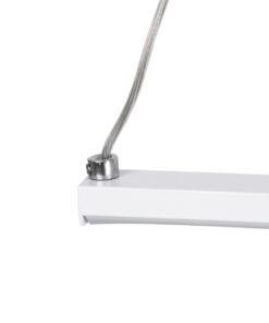 GloboStar® ROME 61295 Κρεμαστό Φωτιστικό Οροφής Linear Design LED CCT 24W 2640lm 200° AC 220-240V – Εναλλαγή Φωτισμού μέσω Διακόπτη On/Off All In One Ψυχρό 6000k+Φυσικό 4500k+Θερμό 2700k Μ65.5 x Π4 x Υ33cm – Λευκό – 3 Years Warranty