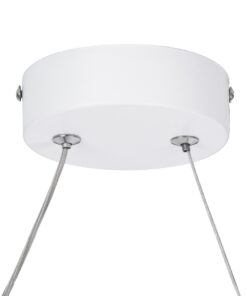 GloboStar® ROME 61295 Κρεμαστό Φωτιστικό Οροφής Linear Design LED CCT 24W 2640lm 200° AC 220-240V – Εναλλαγή Φωτισμού μέσω Διακόπτη On/Off All In One Ψυχρό 6000k+Φυσικό 4500k+Θερμό 2700k Μ65.5 x Π4 x Υ33cm – Λευκό – 3 Years Warranty