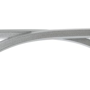 GloboStar® ROME 61296 Κρεμαστό Φωτιστικό Οροφής Linear Design LED CCT 24W 2640lm 200° AC 220-240V – Εναλλαγή Φωτισμού μέσω Διακόπτη On/Off All In One Ψυχρό 6000k+Φυσικό 4500k+Θερμό 2700k Μ65.5 x Π4 x Υ33cm – Ασημί Βούρτσας – 3 Years Warranty