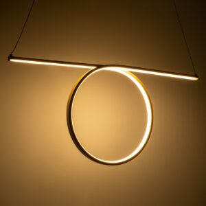 GloboStar® ROME 61295 Κρεμαστό Φωτιστικό Οροφής Linear Design LED CCT 24W 2640lm 200° AC 220-240V – Εναλλαγή Φωτισμού μέσω Διακόπτη On/Off All In One Ψυχρό 6000k+Φυσικό 4500k+Θερμό 2700k Μ65.5 x Π4 x Υ33cm – Λευκό – 3 Years Warranty