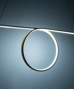 GloboStar® ROME 61295 Κρεμαστό Φωτιστικό Οροφής Linear Design LED CCT 24W 2640lm 200° AC 220-240V – Εναλλαγή Φωτισμού μέσω Διακόπτη On/Off All In One Ψυχρό 6000k+Φυσικό 4500k+Θερμό 2700k Μ65.5 x Π4 x Υ33cm – Λευκό – 3 Years Warranty