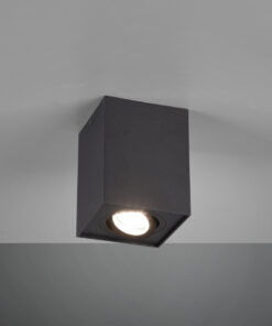 Φωτιστικό Οροφής Trio Lighting   GU10 Μαύρο Ματ Μεταλλικό    613000132