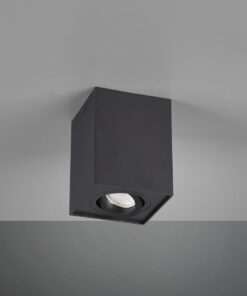 Φωτιστικό Οροφής Trio Lighting GU10 Μαύρο Ματ Μεταλλικό 613000132