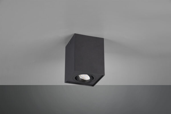 Φωτιστικό Οροφής Trio Lighting   GU10 Μαύρο Ματ Μεταλλικό    613000132