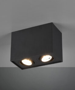 Φωτιστικό Οροφής Trio Lighting   GU10 Μαύρο Ματ Μεταλλικό    613000232