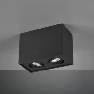 Φωτιστικό Οροφής Trio Lighting   GU10 Μαύρο Ματ Μεταλλικό    613000232