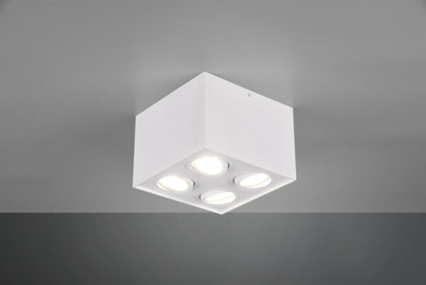 Φωτιστικό Οροφής Trio Lighting   GU10 Λευκό Ματ Μεταλλικό    613000431