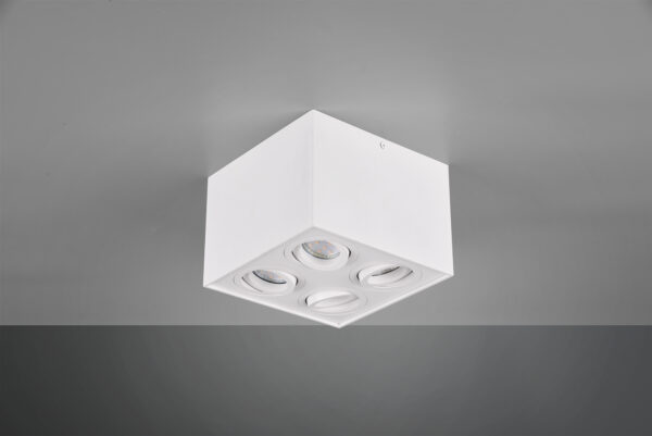 Φωτιστικό Οροφής Trio Lighting   GU10 Λευκό Ματ Μεταλλικό    613000431