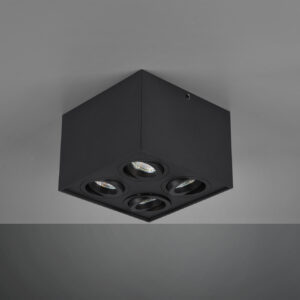 Φωτιστικό Οροφής Trio Lighting   GU10 Μαύρο Ματ Μεταλλικό    613000432