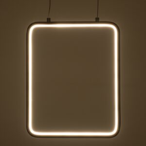 GloboStar® NEROBA 61303 Κρεμαστό Φωτιστικό Οροφής Linear Design LED CCT 18W 1980lm 360° AC 220-240V – Εναλλαγή Φωτισμού μέσω Διακόπτη On/Off All In One Ψυχρό 6000k+Φυσικό 4500k+Θερμό 2700k Μ29 x Π2 x Υ36cm – Λευκό – 3 Years Warranty