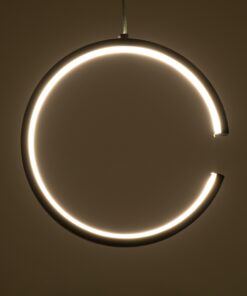 GloboStar® CEROBA 61306 Κρεμαστό Φωτιστικό Οροφής Linear Design LED CCT 12W 1320lm 360° AC 220-240V – Εναλλαγή Φωτισμού μέσω Διακόπτη On/Off All In One Ψυχρό 6000k+Φυσικό 4500k+Θερμό 2700k Φ22 x Π2cm – Μαύρο – 3 Years Warranty