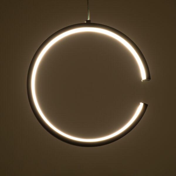 GloboStar® CEROBA 61306 Κρεμαστό Φωτιστικό Οροφής Linear Design LED CCT 12W 1320lm 360° AC 220-240V – Εναλλαγή Φωτισμού μέσω Διακόπτη On/Off All In One Ψυχρό 6000k+Φυσικό 4500k+Θερμό 2700k Φ22 x Π2cm – Μαύρο – 3 Years Warranty