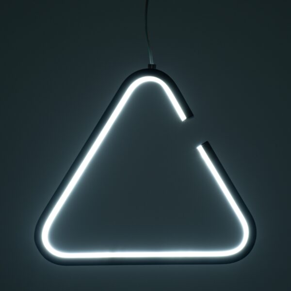 GloboStar® CEROBA 61307 Κρεμαστό Φωτιστικό Οροφής Linear Design LED CCT 12W 1320lm 360° AC 220-240V – Εναλλαγή Φωτισμού μέσω Διακόπτη On/Off All In One Ψυχρό 6000k+Φυσικό 4500k+Θερμό 2700k Μ22 x Π2 x Υ22cm – Μαύρο – 3 Years Warranty