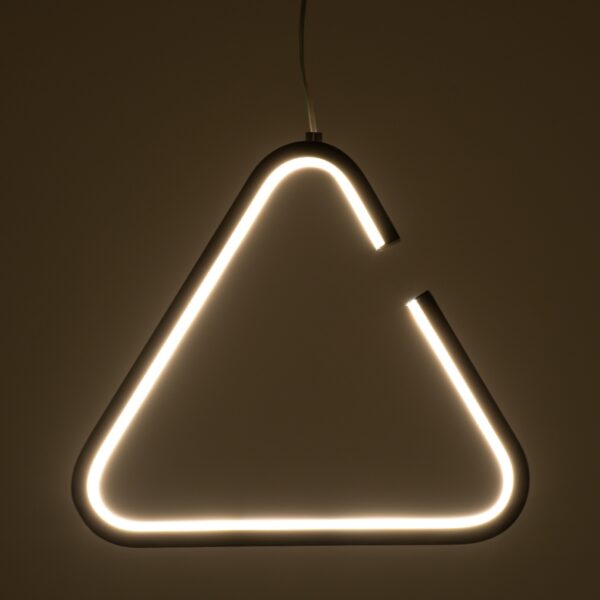 GloboStar® CEROBA 61307 Κρεμαστό Φωτιστικό Οροφής Linear Design LED CCT 12W 1320lm 360° AC 220-240V – Εναλλαγή Φωτισμού μέσω Διακόπτη On/Off All In One Ψυχρό 6000k+Φυσικό 4500k+Θερμό 2700k Μ22 x Π2 x Υ22cm – Μαύρο – 3 Years Warranty