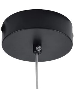 GloboStar® TEARS 61309 Κρεμαστό Φωτιστικό Οροφής Design LED CCT 3W 330lm 180° AC 220-240V – Εναλλαγή Φωτισμού μέσω Διακόπτη On/Off All In One Ψυχρό 6000k+Φυσικό 4500k+Θερμό 2700k Φ3.2 x Υ51.5cm – Μαύρο – 3 Years Warranty