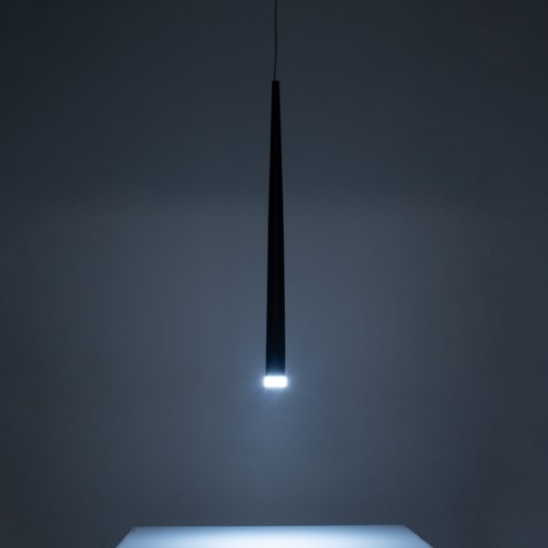 GloboStar® TEARS 61310 Κρεμαστό Φωτιστικό Οροφής Design LED CCT 3W 330lm 180° AC 220-240V – Εναλλαγή Φωτισμού μέσω Διακόπτη On/Off All In One Ψυχρό 6000k+Φυσικό 4500k+Θερμό 2700k Φ3.2 x Υ51.5cm – Χρυσό Βούρτσας – 3 Years Warranty