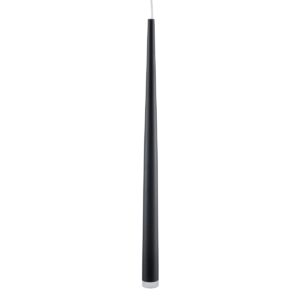 GloboStar® TEARS 61311 Κρεμαστό Φωτιστικό Οροφής Design LED CCT 21W 2310lm 180° AC 220-240V – Εναλλαγή Φωτισμού μέσω Τηλεχειριστηρίου All In One Ψυχρό 6000k+Φυσικό 4500k+Θερμό 2700k Dimmable Μ70 x Π3.2 x Υ60cm – Μαύρο – 3 Years Warranty