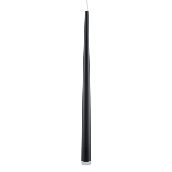 GloboStar® TEARS 61311 Κρεμαστό Φωτιστικό Οροφής Design LED CCT 21W 2310lm 180° AC 220-240V – Εναλλαγή Φωτισμού μέσω Τηλεχειριστηρίου All In One Ψυχρό 6000k+Φυσικό 4500k+Θερμό 2700k Dimmable Μ70 x Π3.2 x Υ60cm – Μαύρο – 3 Years Warranty