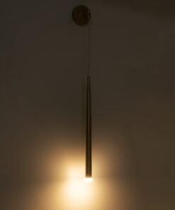 GloboStar® TEARS 61315 Φωτιστικό Τοίχου – Απλίκα Design LED CCT 3W 330lm 180° AC 220-240V – Εναλλαγή Φωτισμού μέσω Διακόπτη On/Off All In One Ψυχρό 6000k+Φυσικό 4500k+Θερμό 2700k Φ3.2 x Υ51.5cm – Μαύρο – 3 Years Warranty